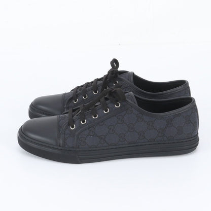 Gucci GG Canvas Leather Low-Top Sneakers Lace-up Shoes 11.5 — view 4