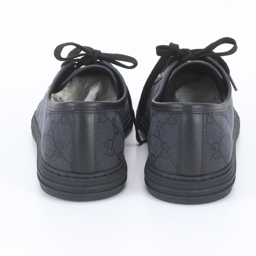 Gucci GG Canvas Leather Low-Top Sneakers Lace-up Shoes 11.5 — view 5