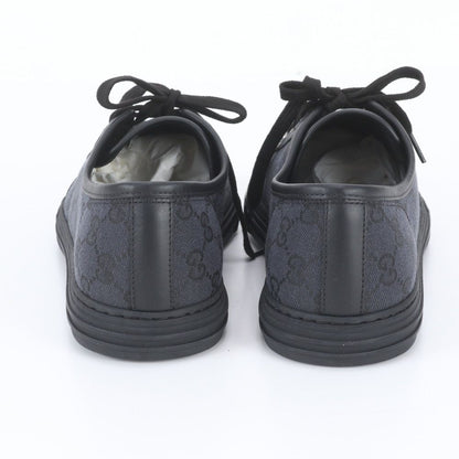 Gucci GG Canvas Leather Low-Top Sneakers Lace-up Shoes 11.5 — view 5