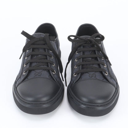 Gucci GG Canvas Leather Low-Top Sneakers Lace-up Shoes 11.5 — view 2