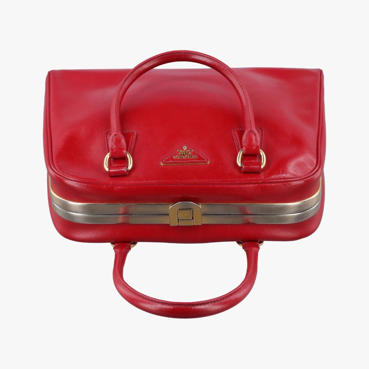 Prada Pyramid Red Patent — view 8