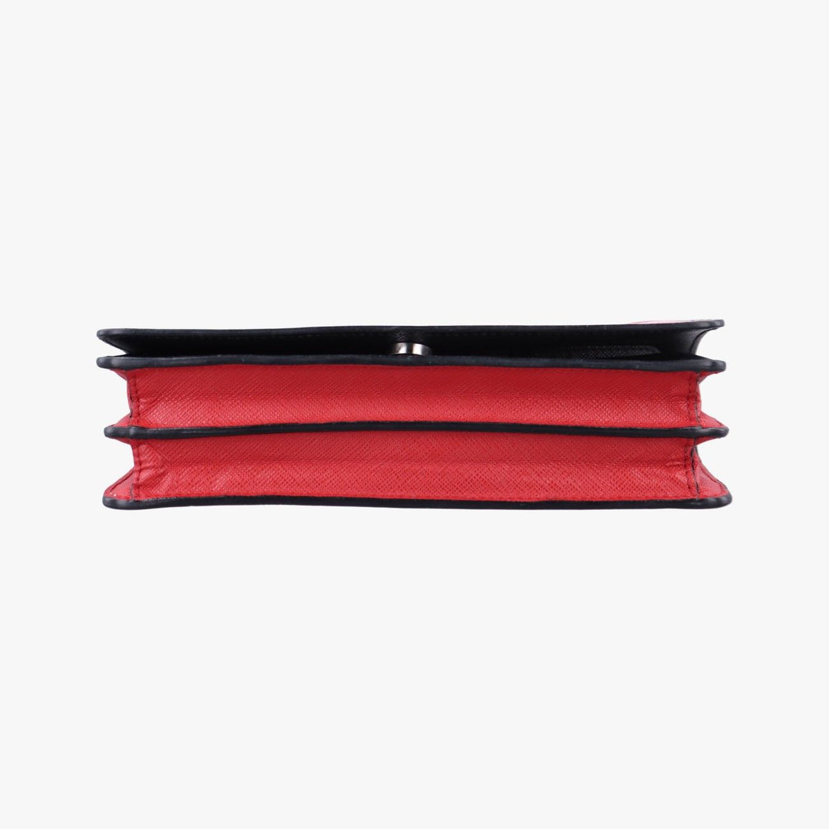 Prada Lip Print Pink Multicolor Saffiano Leather — view 3