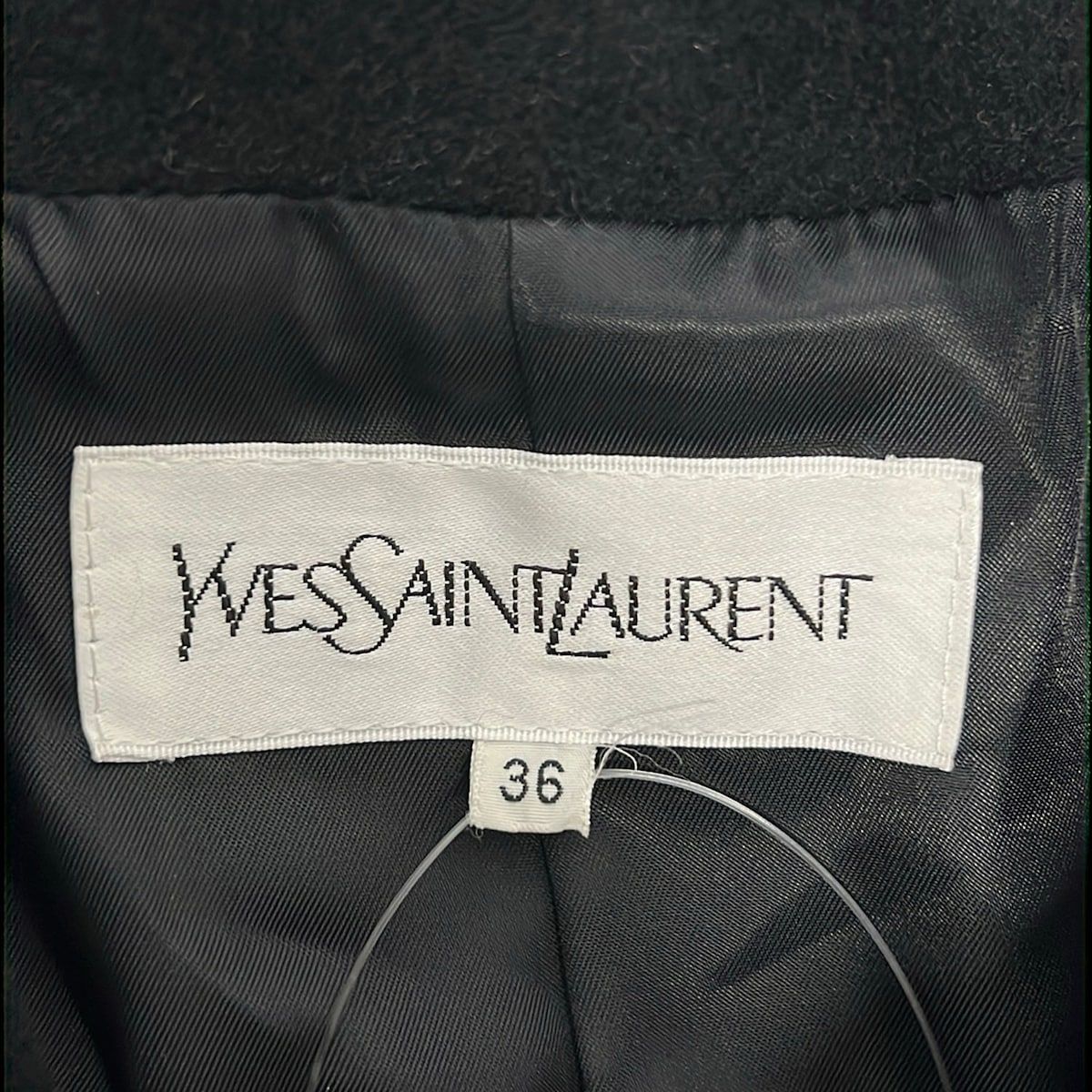 Saint Laurent Coat S Black 36 — view 3