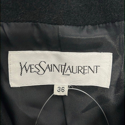 Saint Laurent Coat S Black 36 — view 3