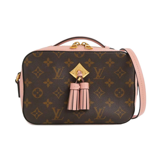 Louis Vuitton Saintonge Rose Poudre Monogram Shoulder Bag Pink Gold