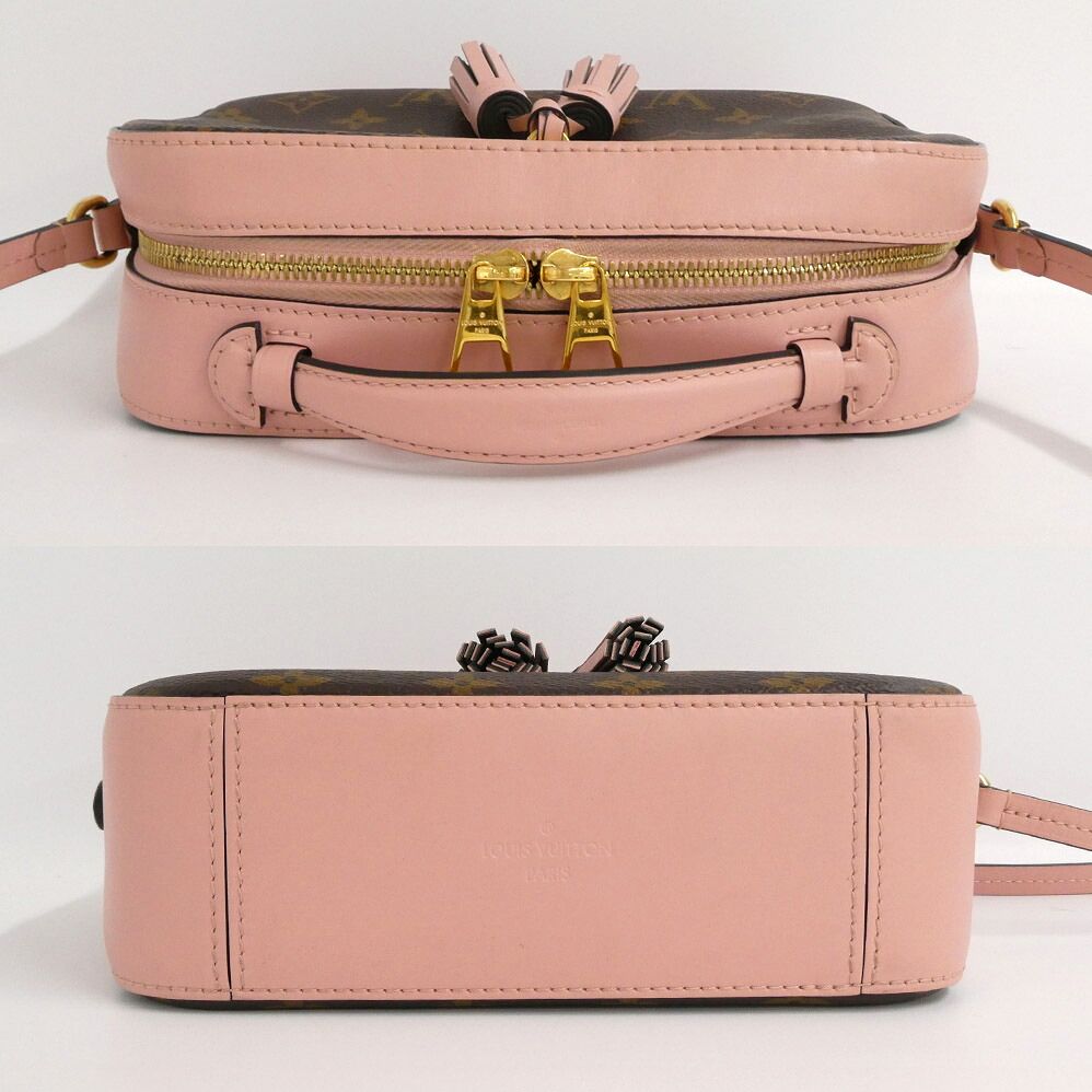 Louis Vuitton Saintonge Rose Poudre Monogram Shoulder Bag Pink Gold — view 3