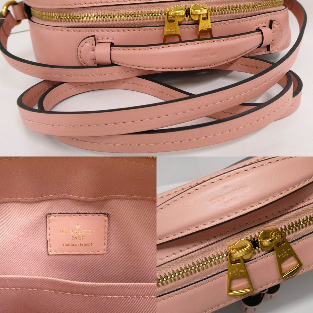 Louis Vuitton Saintonge Rose Poudre Monogram Shoulder Bag Pink Gold — view 8