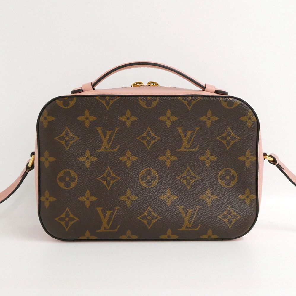 Louis Vuitton Saintonge Rose Poudre Monogram Shoulder Bag Pink Gold — view 2