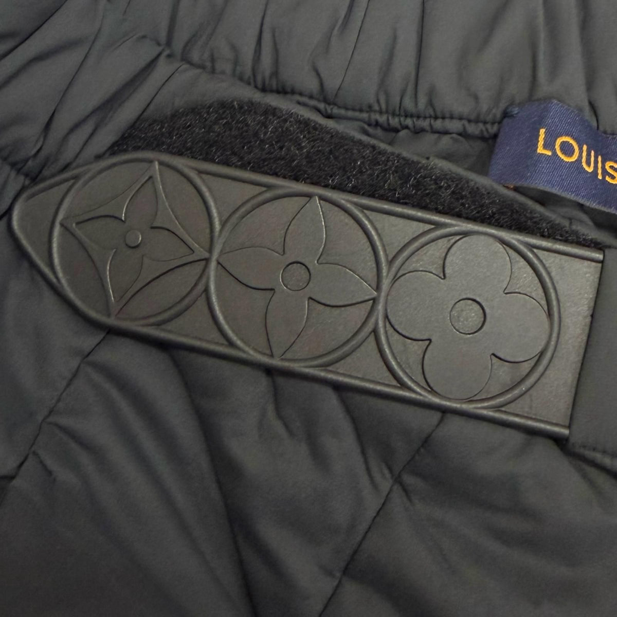 Louis Vuitton Constantly Reviewing Monogram Patted Jogger Pants Gray 40 — view 5