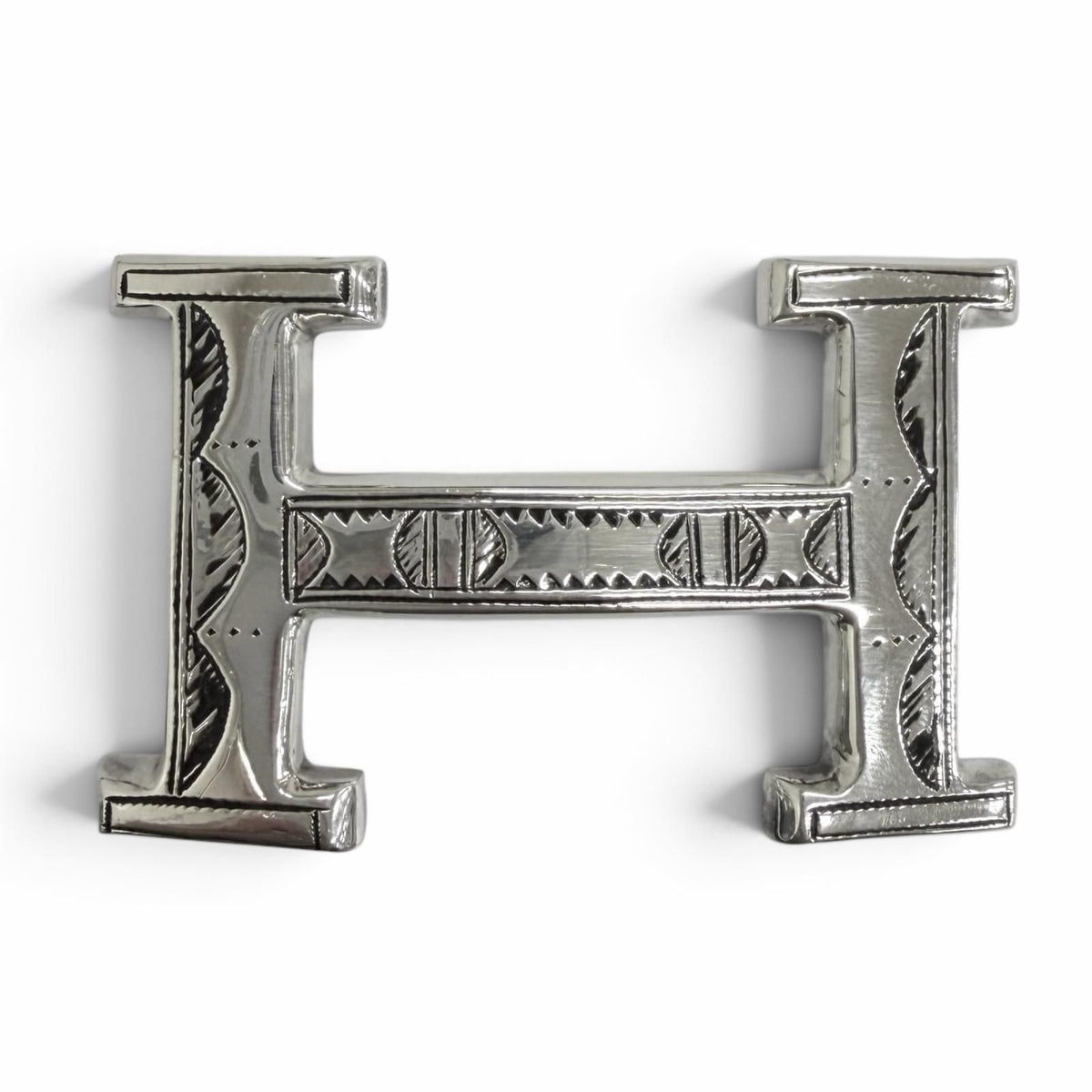 Hermes Toareg Hand Carved Belt
