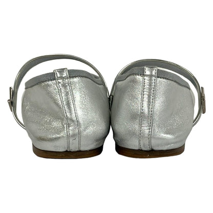 Louis Vuitton Flat Shoes Silver Leather — view 3