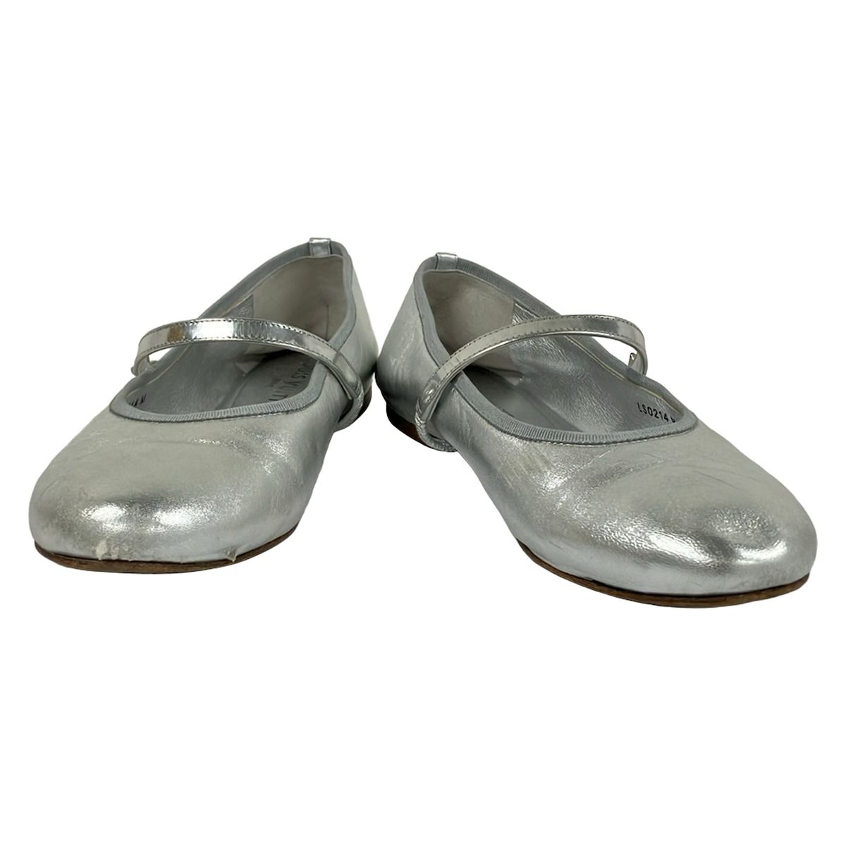 Louis Vuitton Flat Shoes Silver Leather — view 2