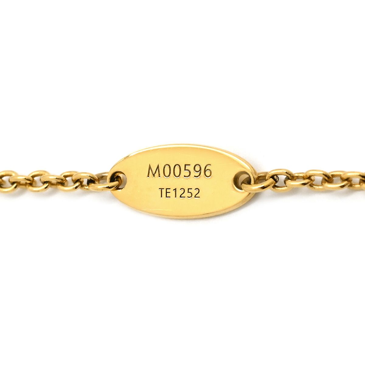 Louis Vuitton Necklace LV Iconic Strass Gold Logo Monogram Flower LV Circle — view 7