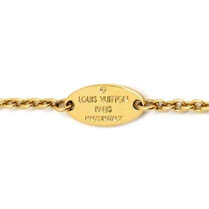 Louis Vuitton Necklace LV Iconic Strass Gold Logo Monogram Flower LV Circle — view 8