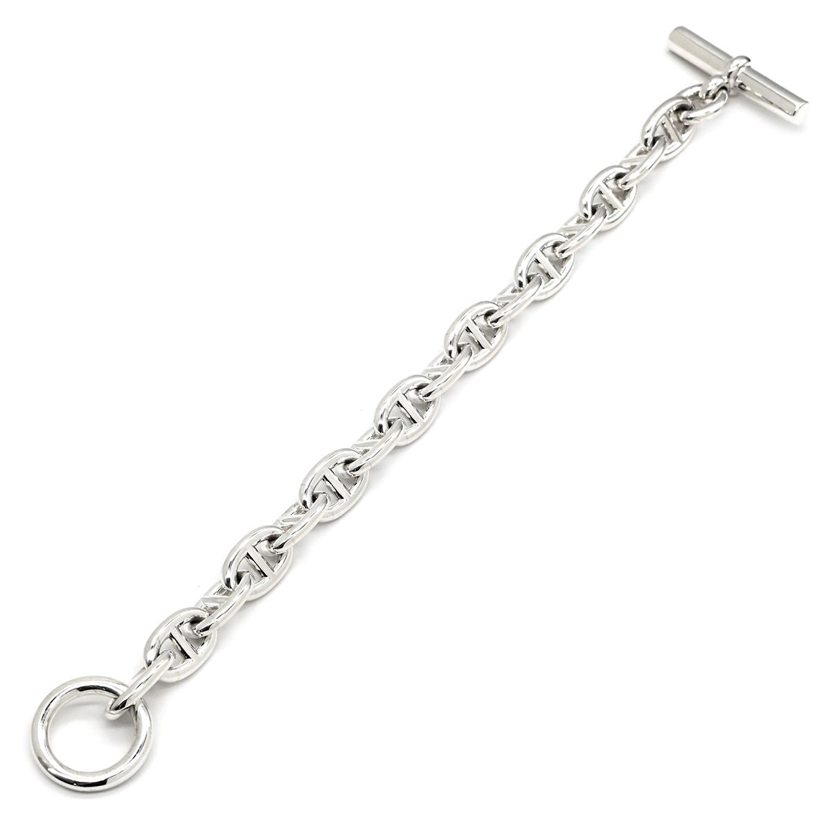 Hermes Bracelet Chaine D'ancre MM 925 Sterling Silver 16 Links — view 2