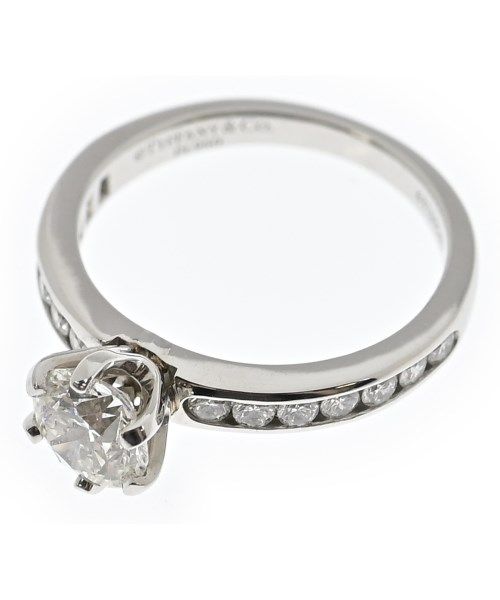 Tiffany & Co Channel Setting Solitaire Ring Diamond New — view 2