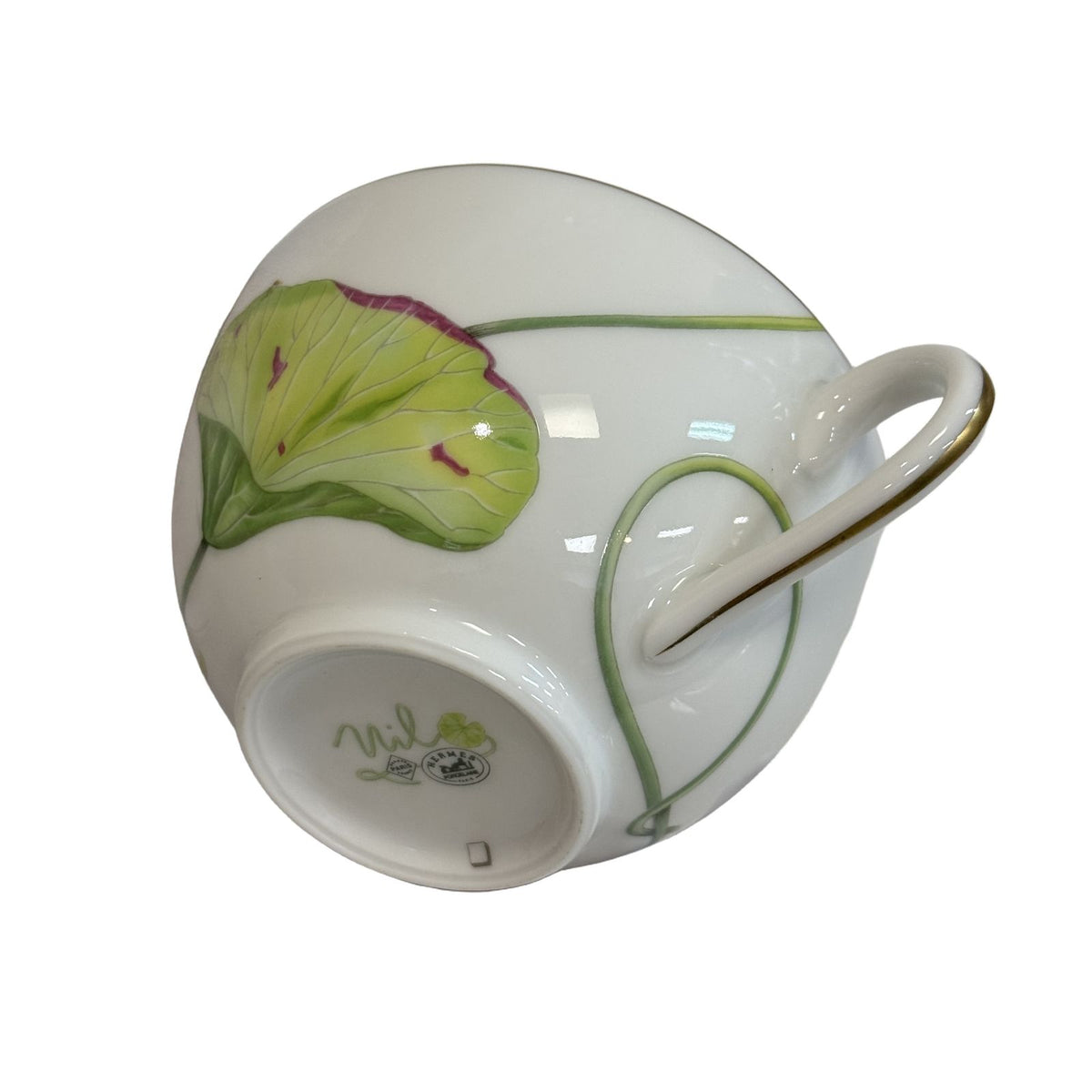 Hermes Nile Garden Un Jardin Sur le Nil Ceramic Porcelain Cup & Saucer Tea Cup — view 5