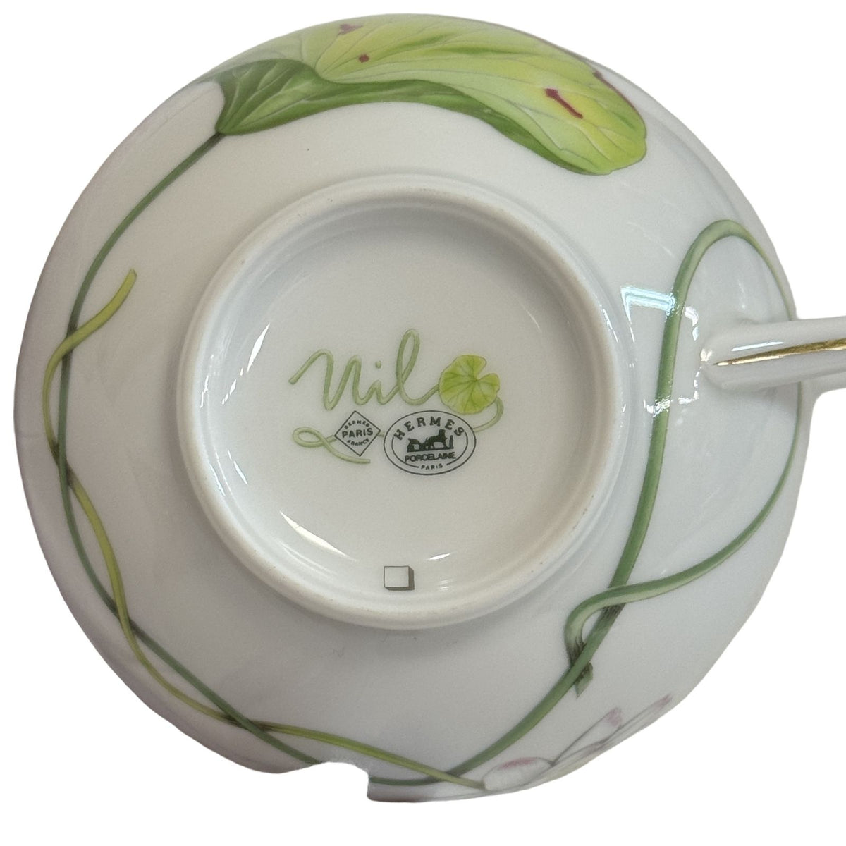 Hermes Nile Garden Un Jardin Sur le Nil Ceramic Porcelain Cup & Saucer Tea Cup — view 6