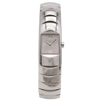 Dior Ific Silver Dial SS Quartz Watch
