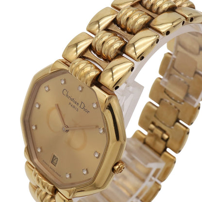 Dior Octagon Gold Dial Quartz Watch — view 6