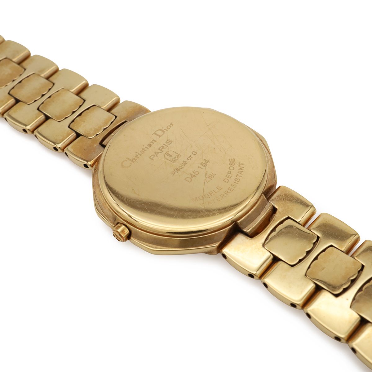 Dior Octagon Gold Dial Quartz Watch — view 7