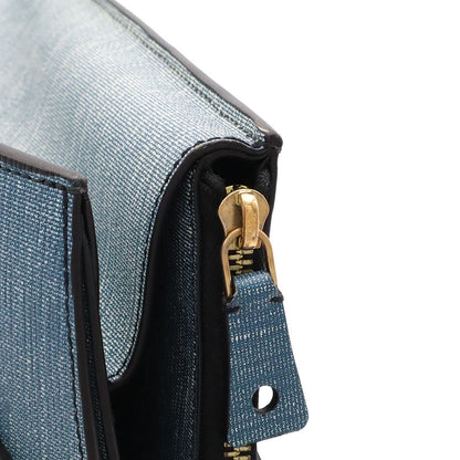 Louis Vuitton Steamer MM Tote 2-Way Shoulder Bag Blue — view 6