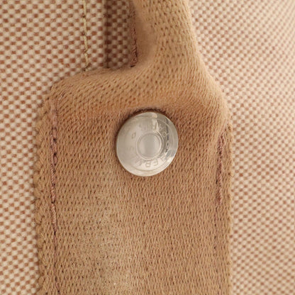 Hermes Laundry Bag Handbag Toile H Beige Silver — view 5