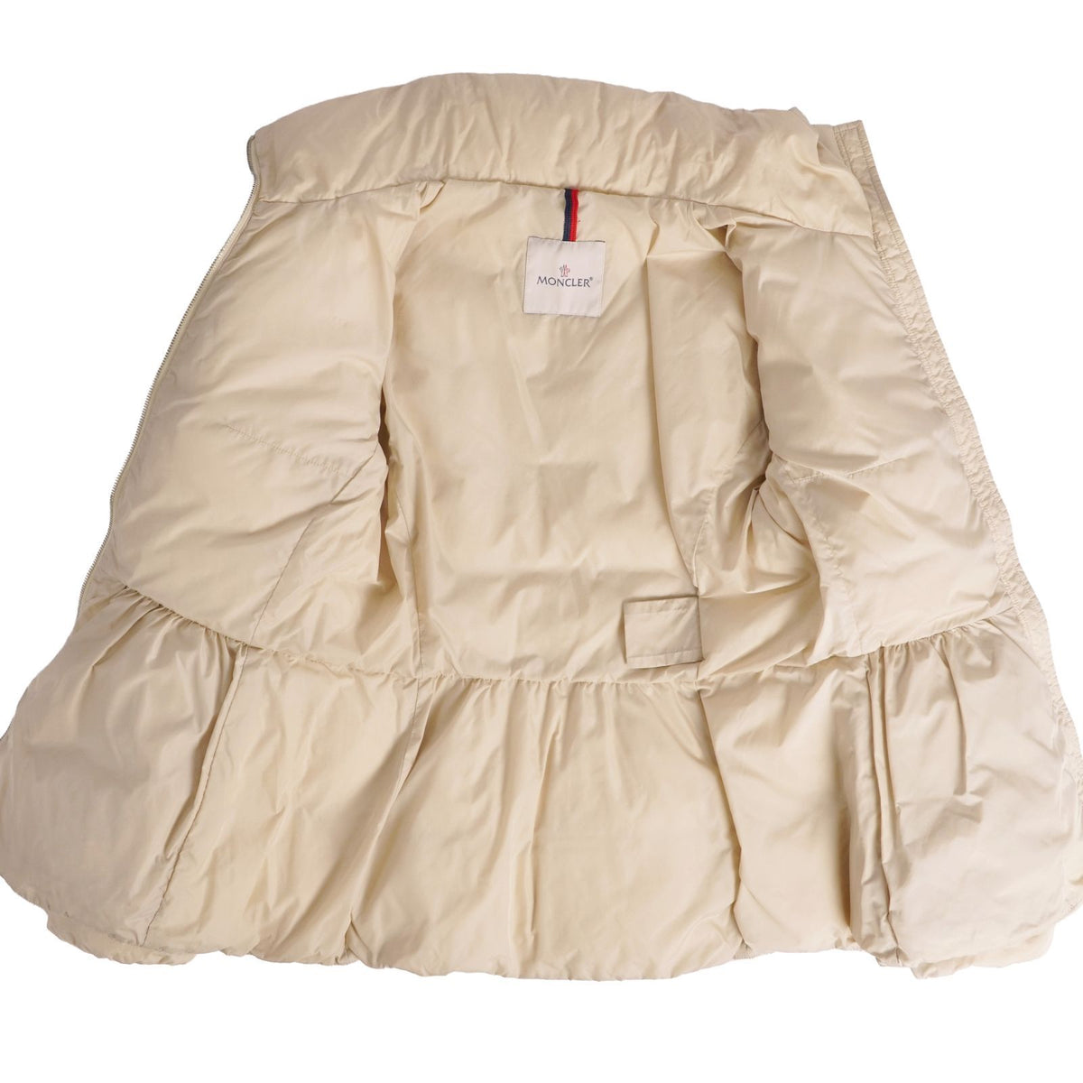 Moncler Jacket Down Guery Zip Up Nylon Beige 1 — view 7