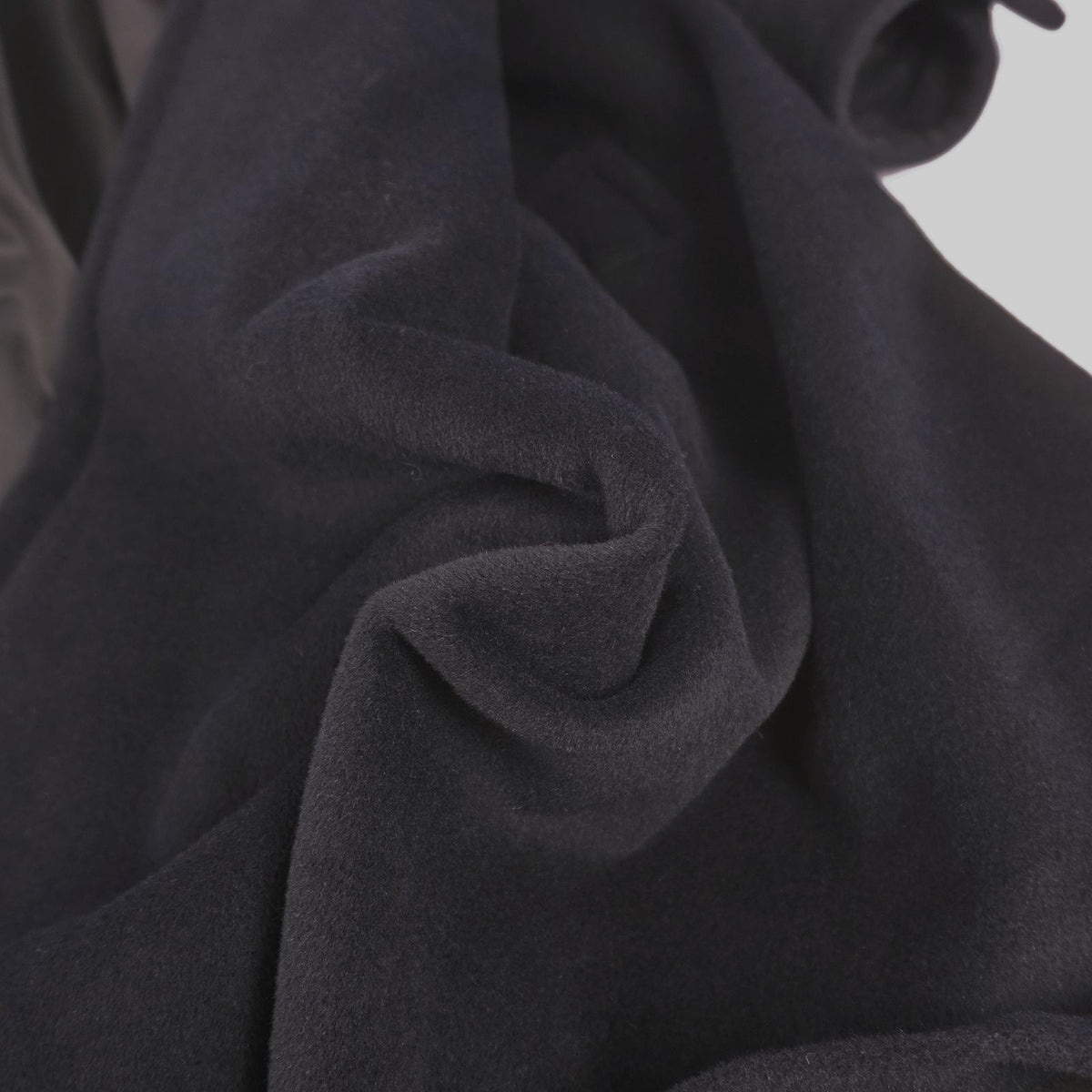 Dior Vintage Coat Long Flare Wool Angora 11 Black — view 8