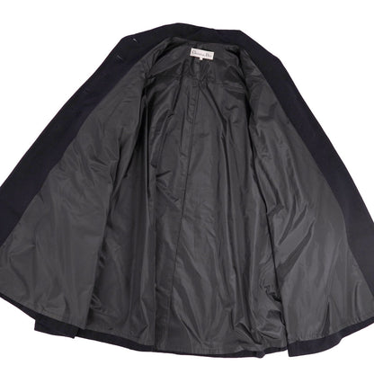 Dior Vintage Coat Long Flare Wool Angora 11 Black — view 7