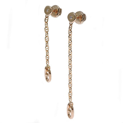 Hermes Earrings 750 Pink Gold Diamond Farandole — view 2