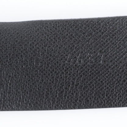 Prada Logo Buckle Leather Belt Black — view 8