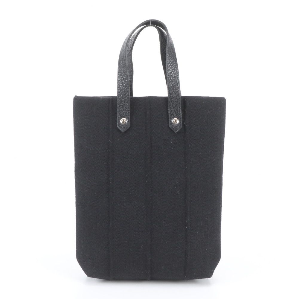 Hermes Amedaba Diago PM Leather Tote Bag Hand Shoulder Black — view 3