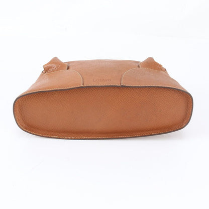 Loewe Vintage Leather Shoulder Bag Tote Hand Brown — view 5