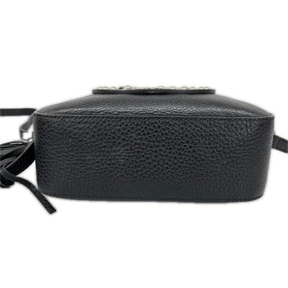 Gucci Shoulder Bag Soho Studded Leather Disco Black — view 6
