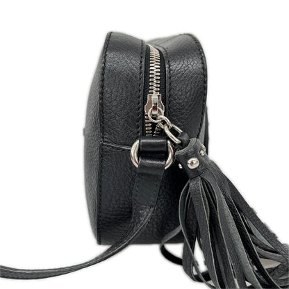 Gucci Shoulder Bag Soho Studded Leather Disco Black — view 5