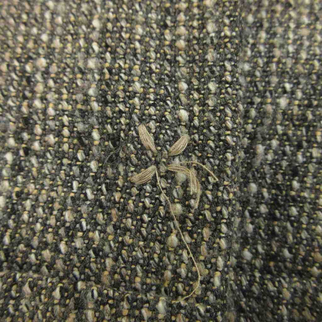 S Max Mara Chesterfield Tweed Gray Long Sleeve 42 — view 6