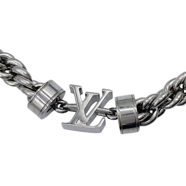 Louis Vuitton Bracelet LV Wire Silver Metal — view 2
