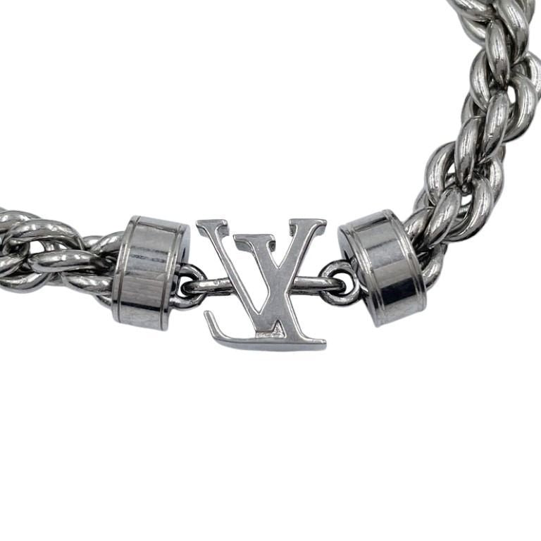 Louis Vuitton Bracelet LV Wire Silver Metal — view 3