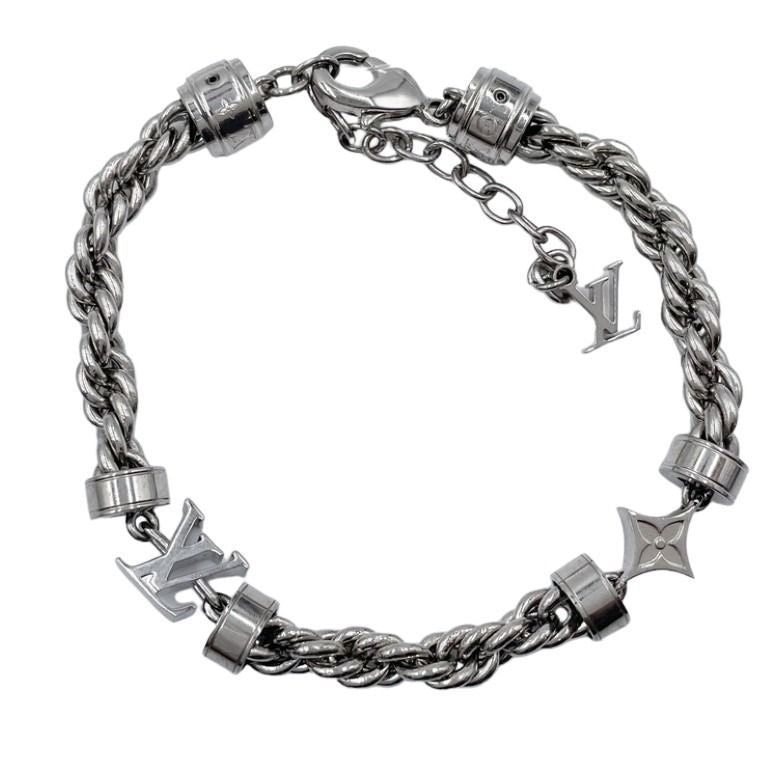 Louis Vuitton Bracelet LV Wire Silver Metal