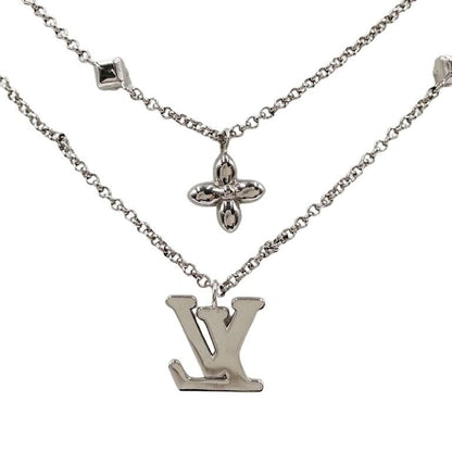 Louis Vuitton Necklace Ready LV Silver Metal — view 2