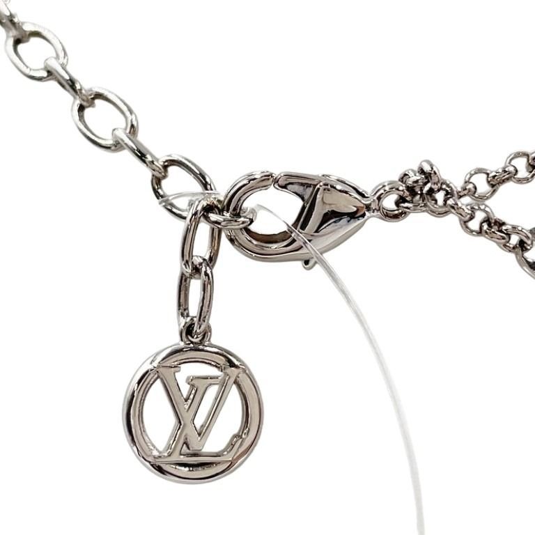 Louis Vuitton Necklace Ready LV Silver Metal — view 4