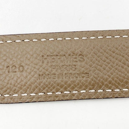 Hermes Belt Etoupe Black Veau Epsom — view 6