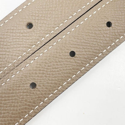 Hermes Belt Etoupe Black Veau Epsom — view 3