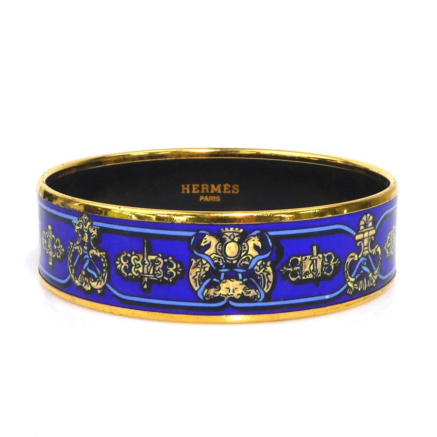 Hermes Bracelet Bangle Enamel GM