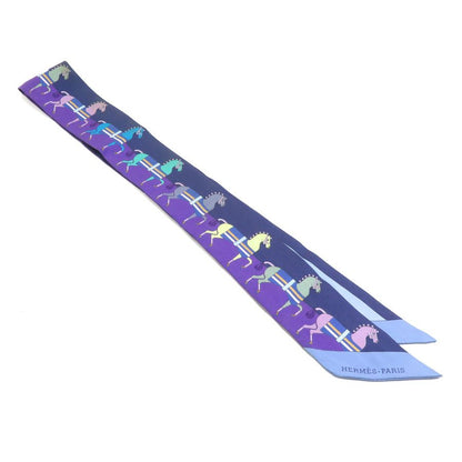 Hermes Twilly Scarf Purple — view 2