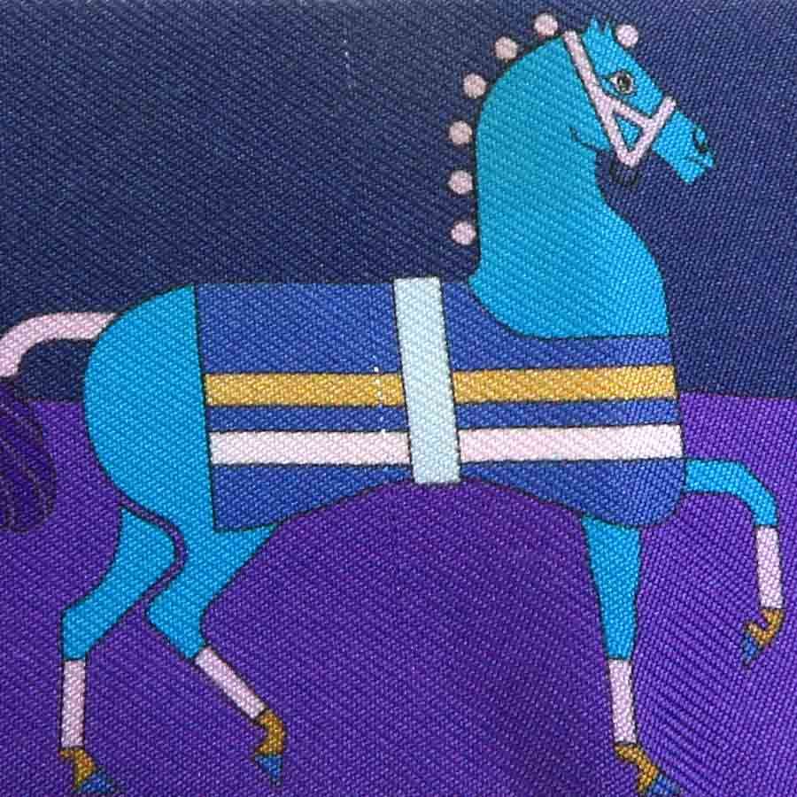 Hermes Twilly Scarf Purple — view 7