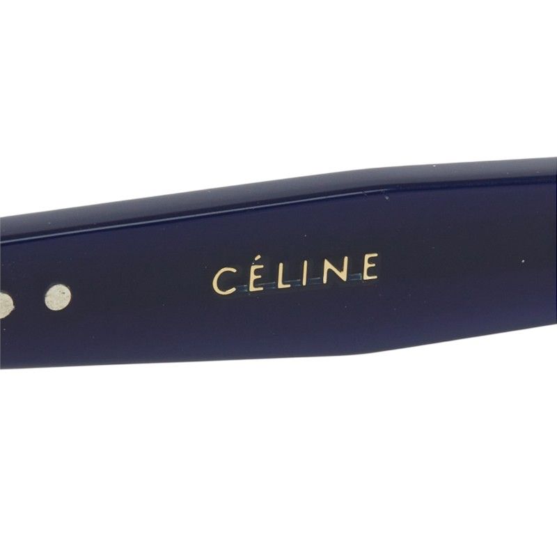 Celine Sunglasses Eyewear Boston Shape Big Blue Acetate — view 4
