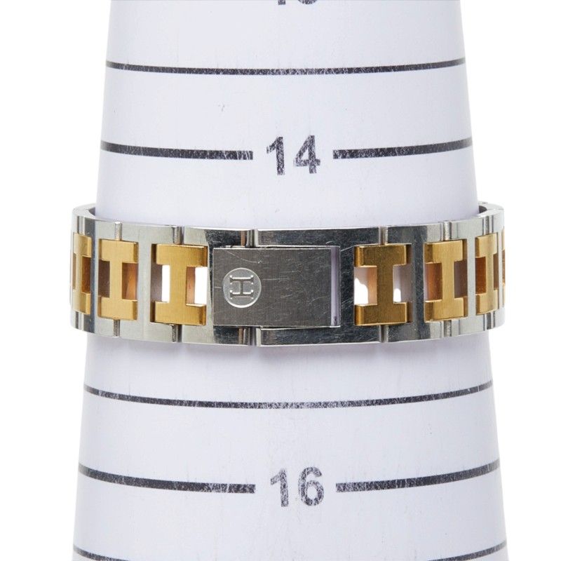 Hermes Rallye Watch Gold Silver Stainless Steel — view 7