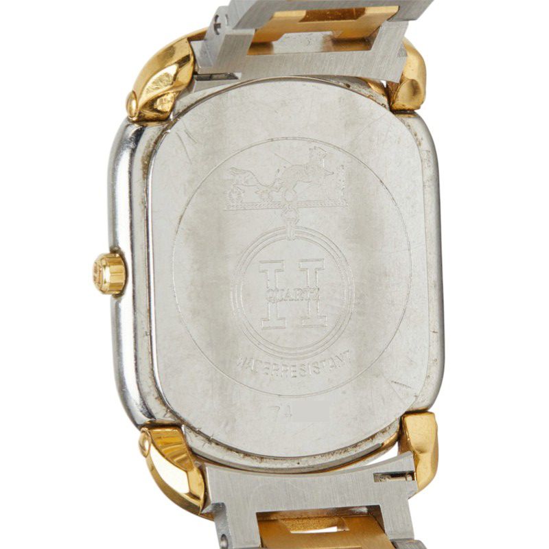 Hermes Rallye Watch Gold Silver Stainless Steel — view 6